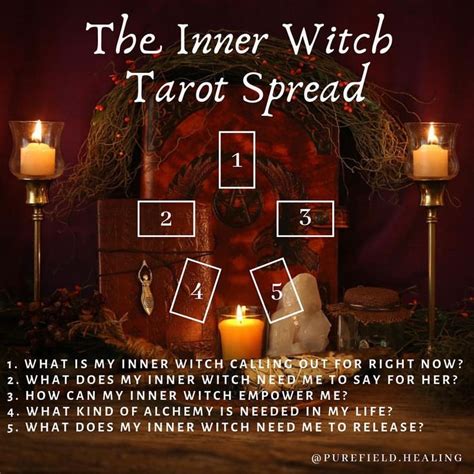 Regular witch tarot cards
